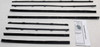 Window Sweeps Felt Kit Belt Line Weatherstrip for Pontiac GTO Lemans Sedan - Front Rear Inner Outer 8Pcs Black Window Sweeps Felt Kit Belt Line Weatherstrip for Pontiac GTO Lemans Sedan - Front Rear Inner Outer 8Pcs Black