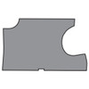 Trunk mat for 1968-1970 Chevrolet Impala 2DR Convertible in Carpet with Pad, fits perfectly for a classic car interior.