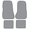 Floor Mats for 1978-1983 Mercury Zephyr (FM214F FM18R) Cutpile 4Pc