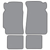Floor Mats for 1982-1985 Honda Accord 5spd (H523F FM18R) Cutpile 4Pc