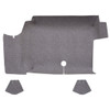 Trunk mat for 1964-1968 Ford Mustang Fastback TM Vinyl, designed for complete vehicle coverage and easy installation.