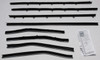Window Sweeps Felt Kit Belt Line Weatherstrip for 1966-1967 Oldsmobile Cutlass Convertible - Authentic 8Pc Set Made in USA Window Sweeps Felt Kit Belt Line Weatherstrip for 1966-1967 Oldsmobile Cutlass Convertible - Authentic 8Pc Set Made in USA