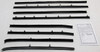 Window Sweeps Felt Kit for 1966-1967 Pontiac Tempest Hardtop - Front, Rear, Left & Right Weatherstrip Set