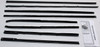 Window Sweeps Felt Kit for 1963 Ford Galaxie Convertible Front Rear Inner Outer Black Set of 8 Pieces United States Made