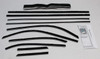 Window Sweeps Felt Kit Belt Line Weatherstrip for 1958 Chevrolet Impala Hardtop - Front Rear Black Authentic Set of 10 Pieces Window Sweeps Felt Kit Belt Line Weatherstrip for 1958 Chevrolet Impala Hardtop - Front Rear Black Authentic Set of 10 Pieces