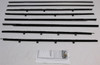 Window Sweeps Felt Kit for Pontiac Ventura 1959-1960 Hardtop - Front, Rear, Left & Right Inner/Outer Weatherstrip Set