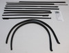 Window Sweeps Felt Kit for Chevrolet Impala 1966 Hardtop - Authentic Weatherstrip Set, Front Rear Left Right Inner Outer Window Sweeps Felt Kit for Chevrolet Impala 1966 Hardtop - Authentic Weatherstrip Set, Front Rear Left Right Inner Outer