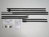 Window Sweeps Felt Kit for Vintage Buick Wildcat Convertible - 8 Piece OEM Made in USA Weatherstrip Set