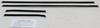 1968-1969 Chevrolet Camaro Window Sweeps Felt Kit Outer Side