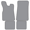 Floor Mats for 1986 Nissan D21 Ext Cab (DA664F FM18R) 4Pc