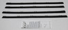 Window Sweeps Felt Kit Belt Line Weatherstrip for Vintage Chrysler, Dodge, Plymouth Sedans - Authentic 4pc Set - Made in USA