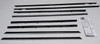 Window Sweeps Felt Kit for Vintage Ford Galaxie 500 XL Hardtop - Authentic Weatherstrip Set to Quiet Cabin & Protect Windows