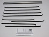 Window Sweeps Felt Kit for Chevrolet 210 Wagon - USA Made, Front Rear Left Right Inner Outer Weatherstrip Set