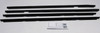 Window Sweeps Felt Kit for 1981-88 Chevrolet Monte Carlo Coupe - USA Made Authentic Weatherstrip Set (4Pcs)