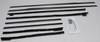 Window Sweeps Felt Kit for Chevrolet Impala 1965 Convertible Authentic Weatherstrip Set of 8 Pieces Window Sweeps Felt Kit for Chevrolet Impala 1965 Convertible Authentic Weatherstrip Set of 8 Pieces
