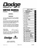 Service Manual for 1968 Dodge Polara, Monaco, 500