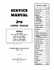 Service Manual for 1962-1968 Jeep J-Series Gladiator Wagoneer Service Manual for 1962-1968 Jeep J-Series Gladiator Wagoneer