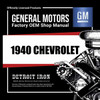 Digital Shop Manual and Resources for 1940 Chevrolet