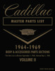 Parts Catalog for 1964-1969 Cadillac 2 Vol Set