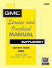 Service Manual for 1976 GMC Truck Overhaul