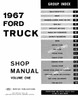 Service Manual for 1967 Ford Truck (3 Vol) Service Manual for 1967 Ford Truck (3 Vol)