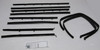Chevrolet Chevelle 1966-67 Window Sweeps Felt Kit Belt Line Weatherstrip Authentic Set of 10 Pieces United States Made Chevrolet Chevelle 1966-67 Window Sweeps Felt Kit Belt Line Weatherstrip Authentic Set of 10 Pieces United States Made