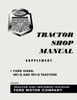 Service Manual for 1958 Ford Tractor 801-D and 901-D Diesel