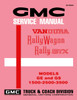 Service Manual for 1972 GMC Vandura Rally Wagon