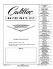 Parts Catalog for 1948-1959 Cadillac 2 Vol Set Parts Catalog for 1948-1959 Cadillac 2 Vol Set