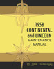 Service Manual for 1958 Lincoln