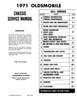 Service Manual for 1971 Oldsmobile Service Manual for 1971 Oldsmobile
