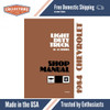 Service Manual for 1984 Chevy LD Truck 10-30 Series