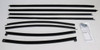 Window Sweeps Felt Kit for 1969 Buick Skylark - Front, Rear, Left & Right Weatherstrip Set (8Pc)