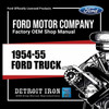 Digital Shop Manual and Resources for 1954-1955 Ford Truck