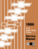 Service Manual for 1986 Chevy S-10 LD Truck Service Manual for 1986 Chevy S-10 LD Truck