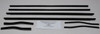 Window Sweeps Felt Kit for Ford Mustang 2 Door Convertible - OEM Quality, Front & Rear Coverage, Made in USA
