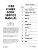 Body Shop Manual for 1980 Fisher