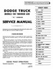 Service Manual for 1964 Dodge Truck