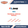 Service Manual for 1972 Jeep