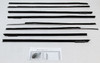 Window Sweeps Felt Kit Belt Line Weatherstrip for 1961-1962 Chevrolet Bel Air - Front Rear Inner Outer Authentic Black Window Sweeps Felt Kit Belt Line Weatherstrip for 1961-1962 Chevrolet Bel Air - Front Rear Inner Outer Authentic Black