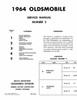 Service Manual for 1964 Oldsmobile 5 Vol Set