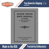 1940 Dodge Truck Shop Manual