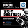 Digital Shop Manual and Resources for 1973-1974 Dodge Truck
