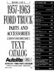 Parts Catalog for 1957-1963 Ford Truck