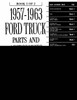 Parts Catalog for 1957-1963 Ford Truck