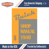 Service Manual for 1940 Buick