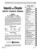 Service Manual for 1964 Chrysler Imperial