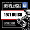 Digital Shop Manual and Resources for 1971 Buick