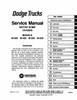 Service Manual for 1978-1979 Dodge Motor Home