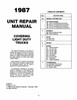 Service Manual for 1987 Chevy Light Duty Truck